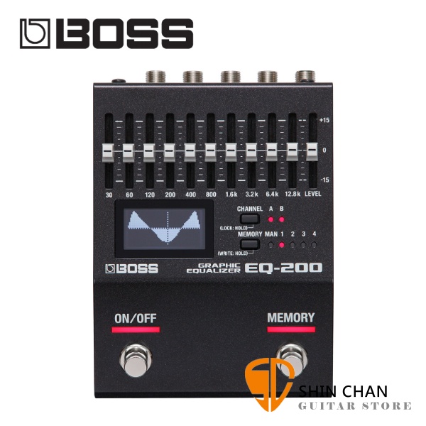 小新樂器館 | Boss EQ-200 10段EQ等化器 Graphic Equalizer 原廠公司貨 兩年保固