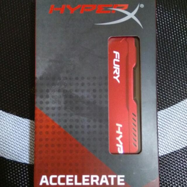 Lin預訂 金士頓 8G DDR3-1866 HyperX FURY(紅)散熱片