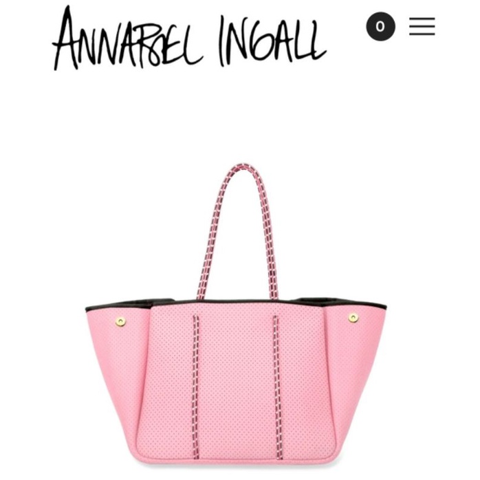 [全新/現貨]  禮物 ANNABEL INGALL sporty-spice-tote粉紅色肩背包 沙灘包