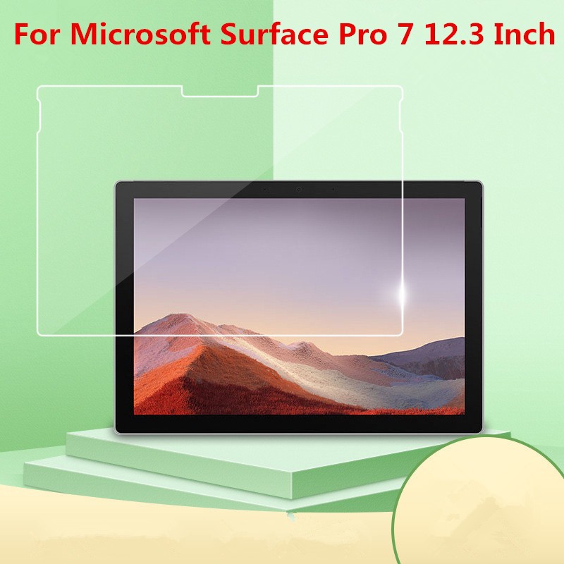 微軟 用於 Microsoft Surface Pro 7 pro7 12.3 英寸 TAB 平板電腦保護膜的鋼化玻璃屏