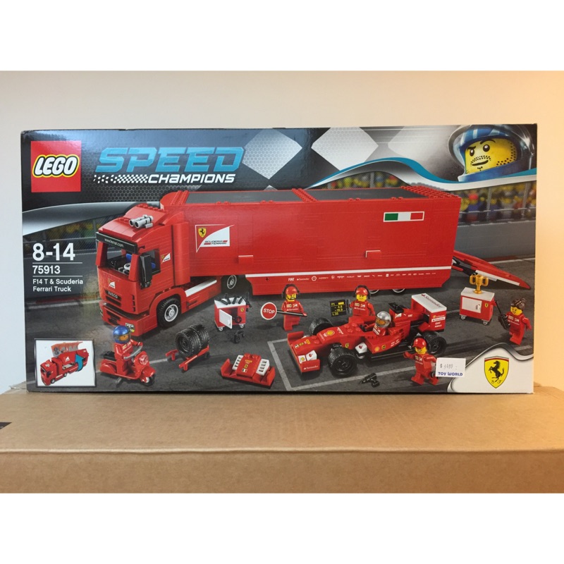  LEGO 75913 法拉利F14 T &amp; 貨櫃車