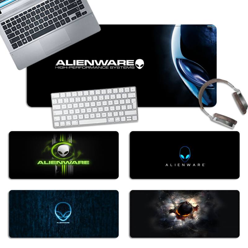 現貨 Alienware外星人滑鼠墊 超大遊戲電競鍵盤墊電腦周邊辦公護腕墊客制化滑鼠墊