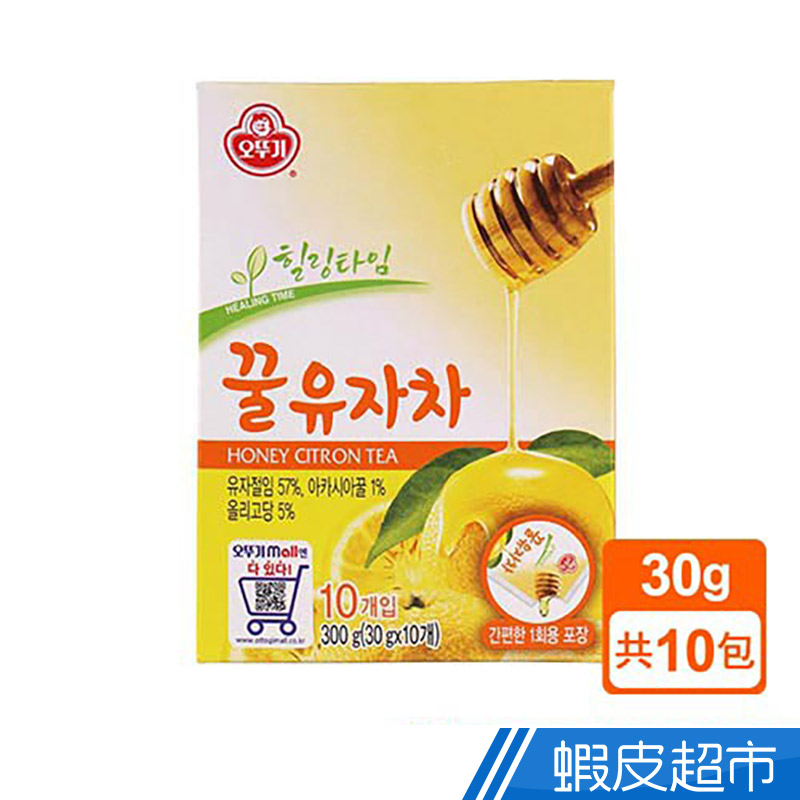 OTTOGI 不倒翁蜂蜜柚子茶隨身包300g(30gX10包)  現貨 蝦皮直送