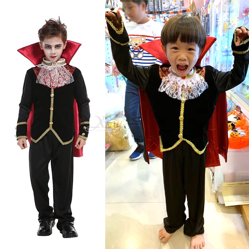 吸血鬼 披風吸血鬼小公爵，萬聖服裝 萬聖節 變裝 派對 角色扮演 吸血鬼 貴族 蝙蝠 惡魔，節慶王【W370037】
