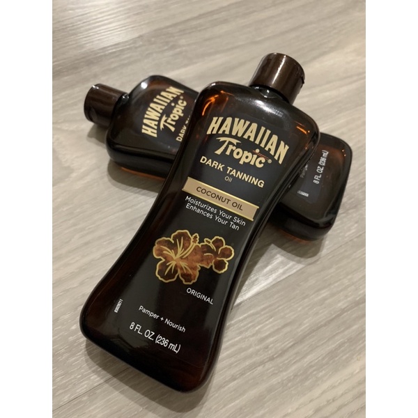 美國🇺🇸熱帶夏威夷SPF0太陽油；黑鬼油/助曬油/HAWAIIAN Tropic SPF0