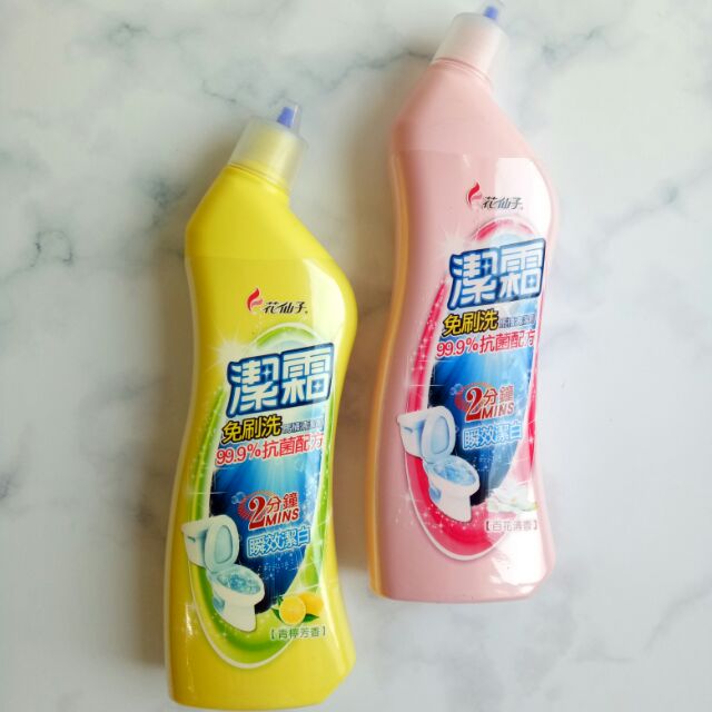花仙子潔霜免刷洗馬桶清潔劑 百花清香清檸芳香500ml 蝦皮購物