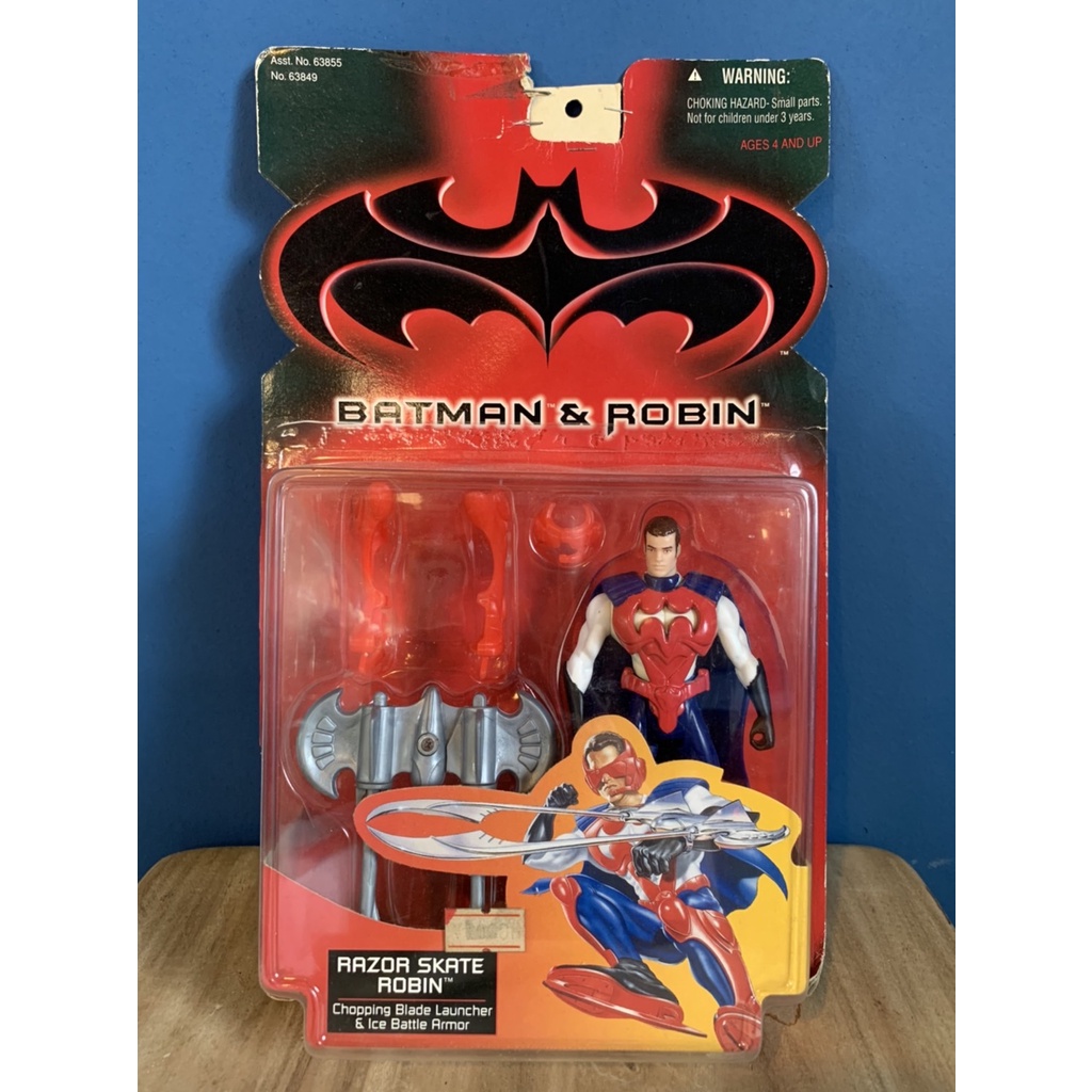 Kenner 1997 BATMAN 4 急凍人 蝙蝠俠與羅賓 RAZOR SKATE ROBIN  蝙蝠俠 BATMA