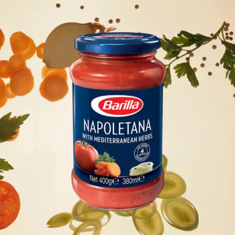 【Barilla Napoletana】百味來拿坡里蔬菜番茄意大利面醬 400公克