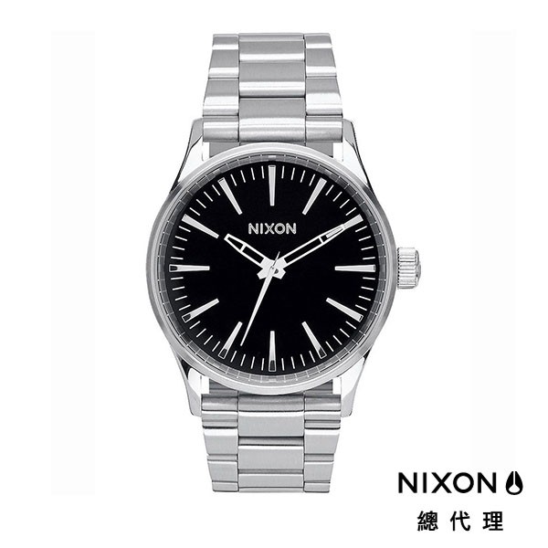 NIXON SENTRY 38 SS 極簡復刻 銀錶 黑錶 鋼錶帶 男錶 女錶 手錶 A450-000