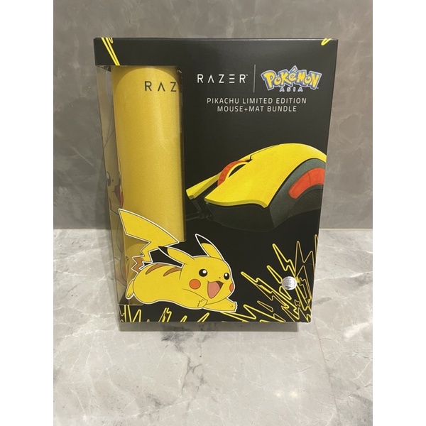 Razer雷蛇 皮卡丘聯名款 滑鼠&amp;滑鼠墊組合 神奇寶貝Pokémon