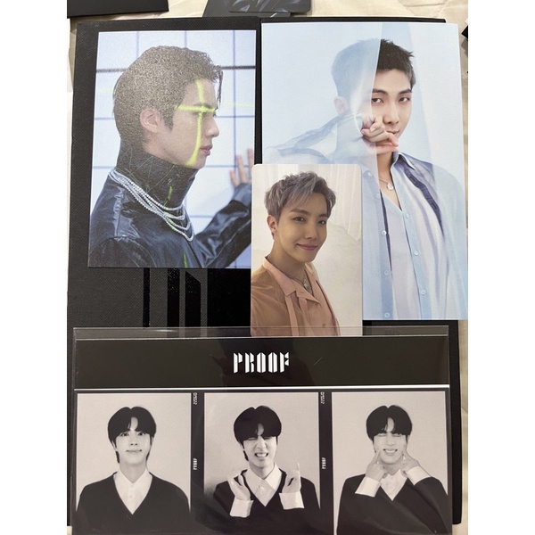 BTS Proof 專輯s版 號錫小卡 碩珍隨機物 南俊明信片 碩珍三格卡