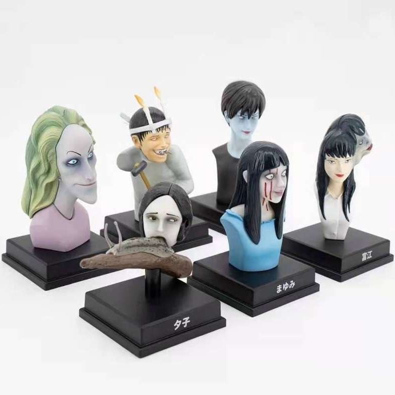 Unbox 伊藤潤二怪奇箱漫畫盲盒彩色版富江雙一夕子淵美少年爱好收藏品裝飾品 蝦皮購物