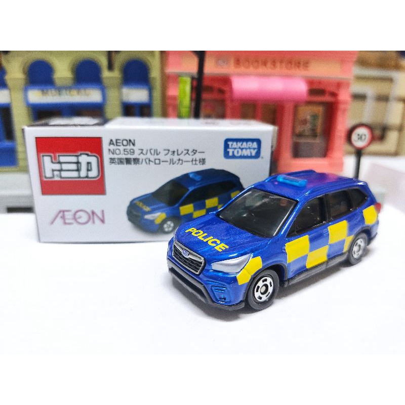 Tomica AEON 59 百貨 限定 Subaru Forester 英國 警察車 警車