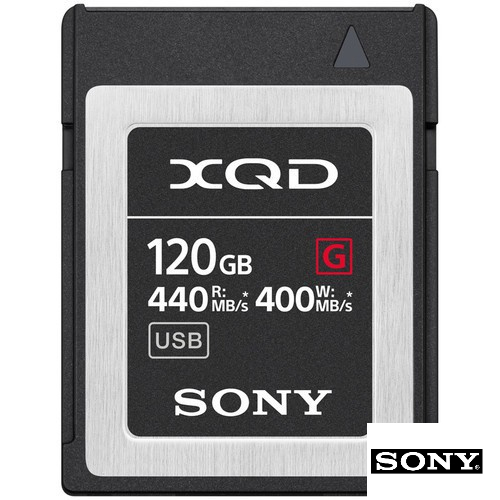 【SONY 索尼】QD-G120F XQD高速記憶卡 120GB 支援4K錄影 (公司貨)