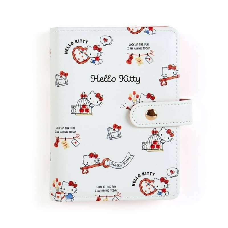 日本 Sanrio 2022 凱蒂貓 Hello Kitty 6孔活頁日誌本 行事曆 6孔活頁手冊 手帳本(不含圖中筆）