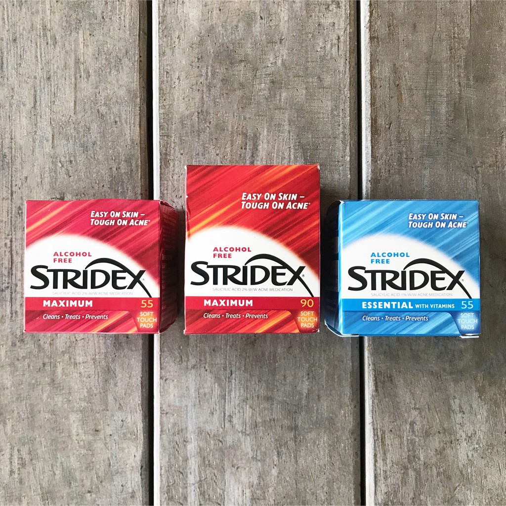 Stridex Acne Control 水楊酸痘痘粉刺消炎棉片 水楊酸棉片 清潔粉刺黑頭 去角質化妝棉 無酒精