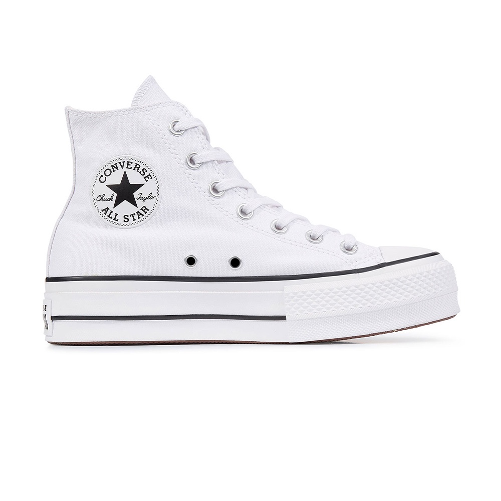 Converse All Star Lift 女 白 高筒 厚底 運動 帆布 休閒鞋 560846C