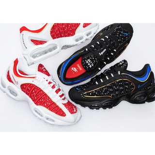 R'代購 Supreme Nike air max tailwind 4 IV 白紅 黑藍 AT3854 100 001