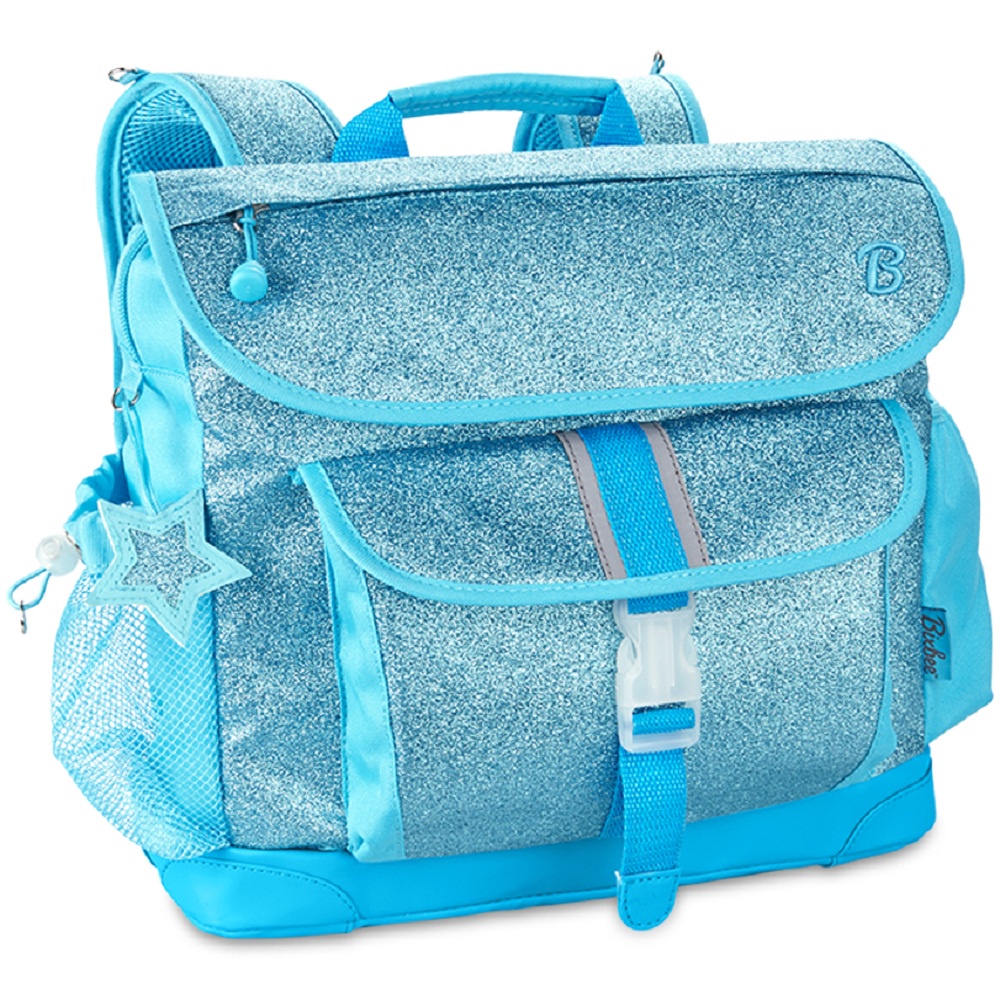 美國Bixbee - 閃采系列冰雪藍中童輕量減壓背書包