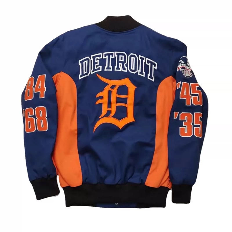 MLB DETROIT TIGERS Baseball Jacket⚾️⚾️底特律老虎隊 棒球外套 90s