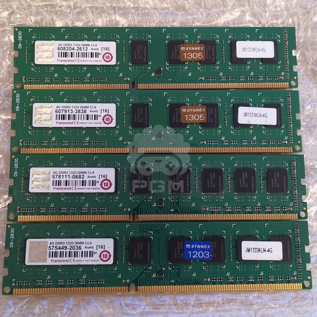 二手品 創見 金士頓 威剛 RAMAXEL DDR3 1333 1600 4G RAM D3 記憶體 DRAM