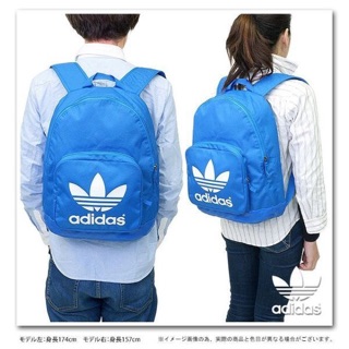 Gogosneaker® Adidas Classic backpack 後背包 藍白色 基本款 三葉草 g84826