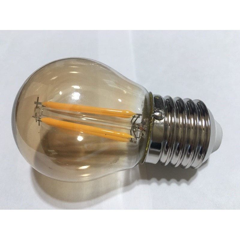 愛迪生燈泡 G45 4W LED 類鎢絲燈泡 保固一年 E27燈頭 復古 時尚 工業風 電鍍玻璃