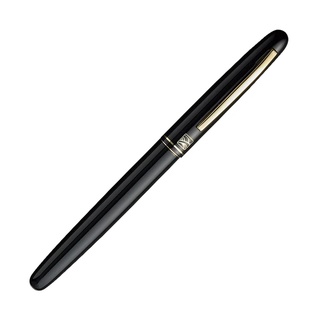 日本製 吳竹 KURETAKE 鋼筆式 萬年毛筆 卡式墨水管（No.15號） [DU140-15C] 漆調黑軸