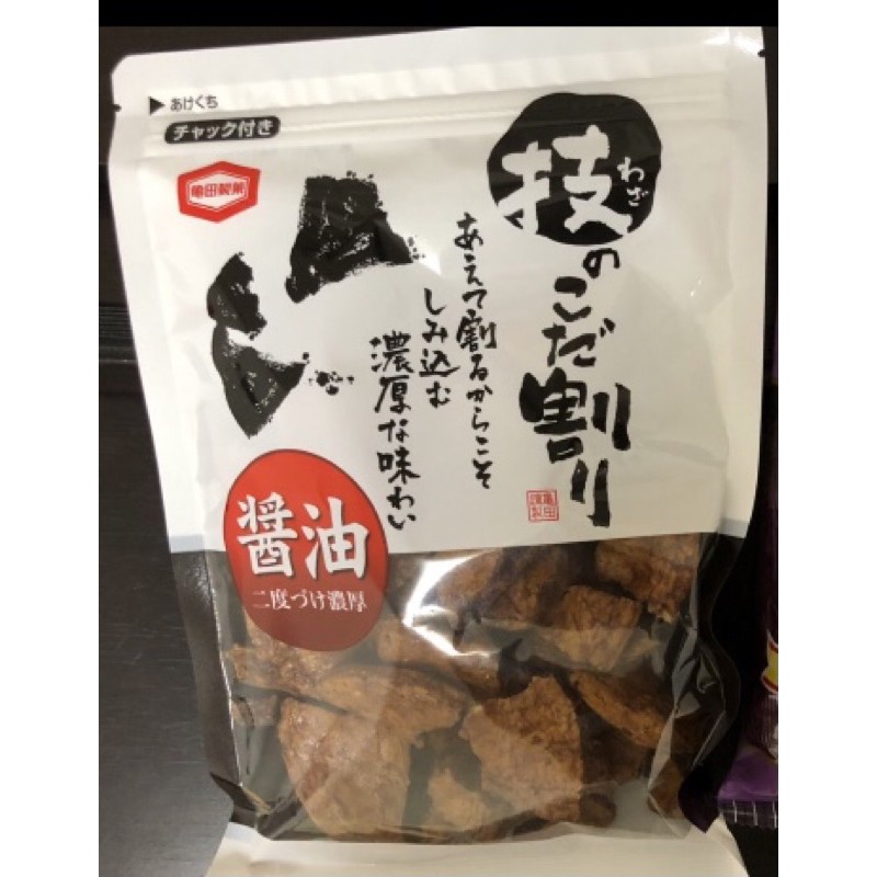 日本直送《龜田製菓職人の技》120g醬油口味濃厚硬仙貝