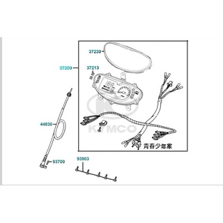 《少年家》KYMCO 光陽 原廠 LHE9-910 GP 噴射版 液晶儀錶板組 碼錶 含配線 贈送一條碼錶線