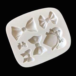 [森.手感] 卡通蝴蝶結造型翻糖矽膠模具 食玩配件 DIY手工模具 蛋糕裝飾模 翻糖巧克力模