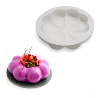 臺灣現貨 義大利同款菊花慕斯模DIY烘焙矽膠模慕斯翻糖模具戚風蛋糕模（藝）