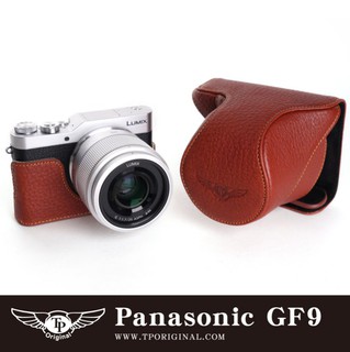 【台灣TP】Panasonic GF9 / GF7 /GF8 (變焦14-42mm)相機皮套 牛皮 快拆電池