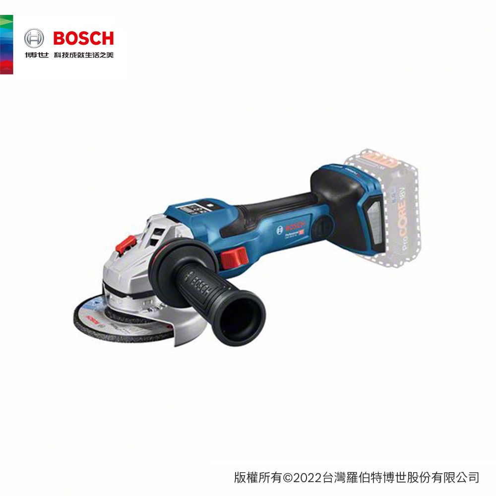 BOSCH 博世  BITURBO 雙渦輪免碳刷 4" 砂輪機 GWS 18V-15 SC