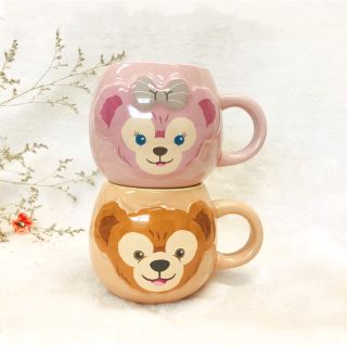 Disney Duffy迪士尼日單達菲熊雪莉玫陶瓷杯子 馬克杯水杯對杯生日閨蜜情侶聖誕節禮物
