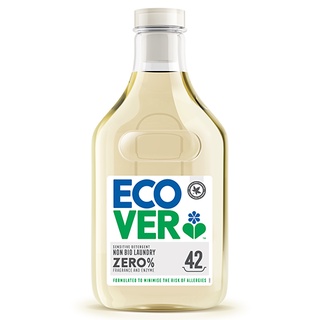 ECOVER宜珂無添加ZERO親膚低敏洗衣精1500ml 防蹣抗菌 嬰兒 洗衣 嬰幼 孕媽咪用品 高級衣物