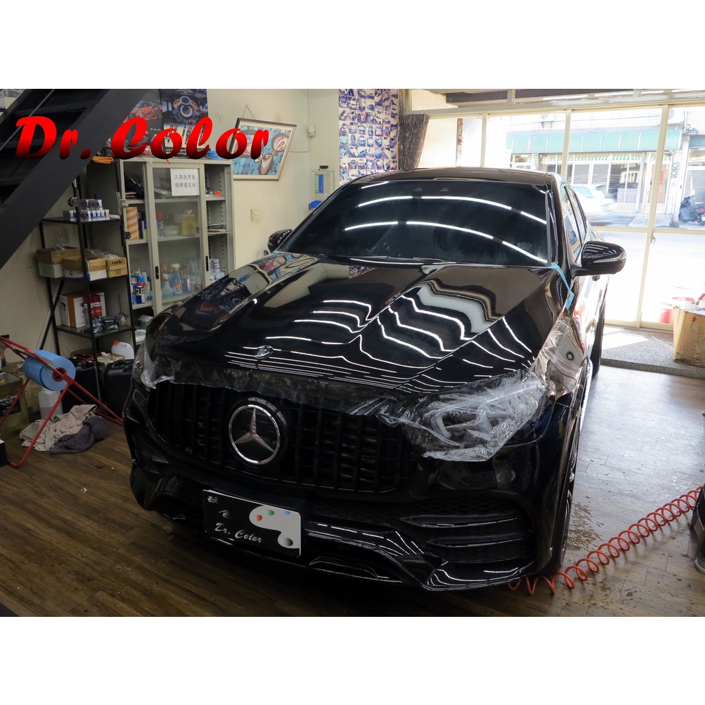 Dr. Color 玩色專業汽車包膜 M-Benz GLE350d Coupe 細紋自體修復犀牛皮_引擎蓋