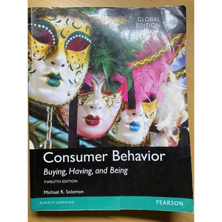 消費者行為 Consumer Behavior Buying, Having, and Being 第12版