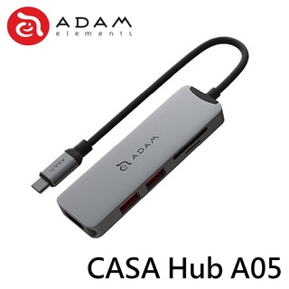 ADAM 亞果元素 CASA Hub A05 USB-C Gen2 五合一 集線器 轉接器 讀卡機 4K A095