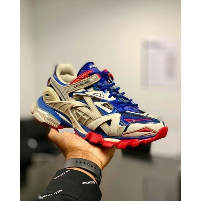 Balenciaga Track mesh running sneakers Orange White