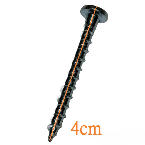 電鍍 鐵製 高張力 8#*1-1/2" 鐵板牙螺絲 威華頭 高張力螺絲 水泥牆壁適用 一支