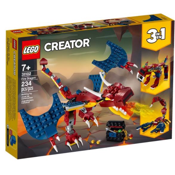 🟦電積系🟩北投🟥LEGO 31102 火龍🟨Creator