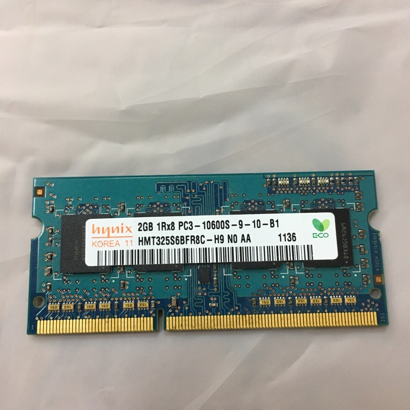 筆記型電腦記憶體-Hynix HMT325S6BFR8C-H9 2GB PC-10600 DDR3