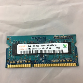 筆記型電腦記憶體-Hynix HMT325S6BFR8C-H9 2GB PC-10600 DDR3