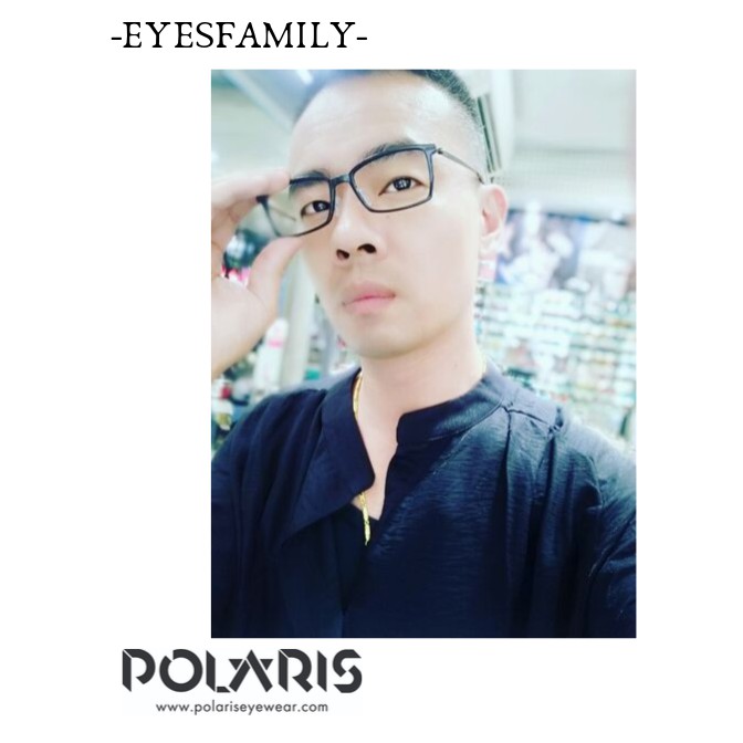 【眼鏡世家生活館】Polaris北極星鈦鋼眼鏡  德國專利 知性潮流款 2881-1 亮黑色鏡框