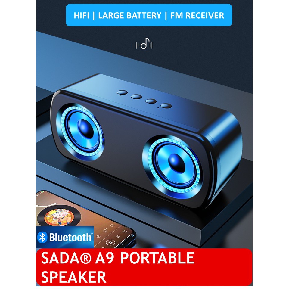 Sada A9 Bluetooth Speaker Multimedia Mini Bluetooth 5.0 Audi