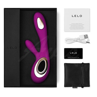 LELO SORAYA WAVE G點 陰蒂 兔耳 雙重震動變頻按摩棒-深玫紅 現貨 廠商直送