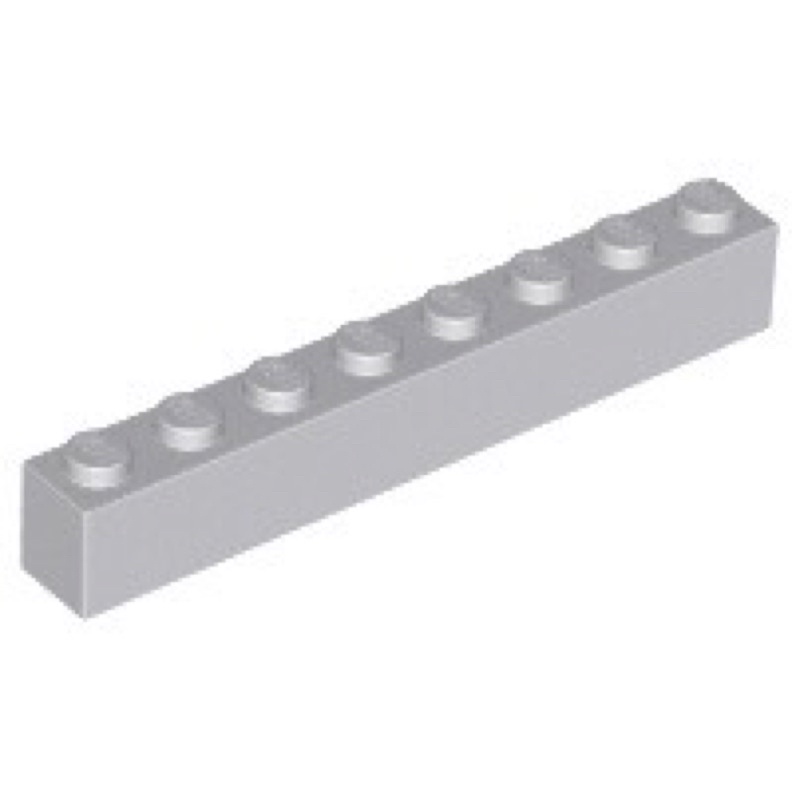 《安納金小站》 樂高 LEGO 1x8 淺灰色 基本磚 建築 全新 零件 3008 4211392