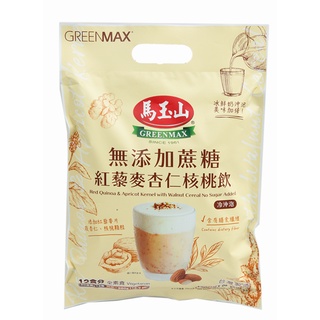 馬玉山無添加蔗糖紅藜麥杏仁核桃飲30g×12入