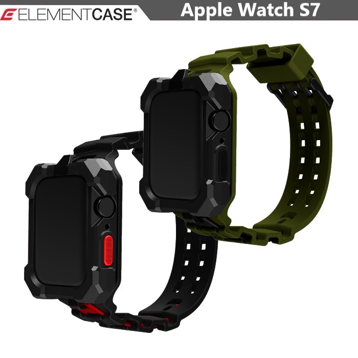 美國ElementCase Apple Watch 41 / 45mm Special Ops特種行動一體型防摔殼錶帶